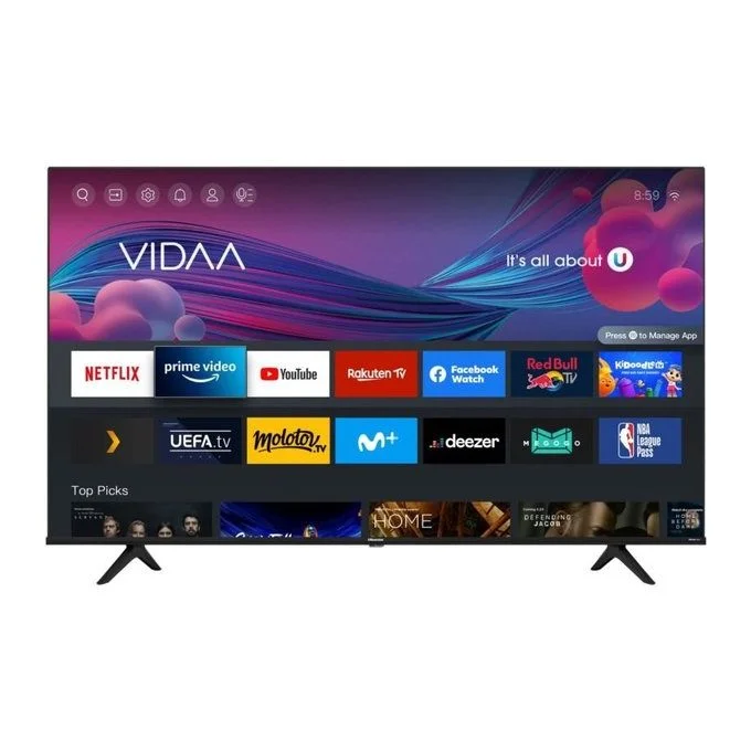 Hisense 55 Inch Frameless 4K Ultra Smart TV